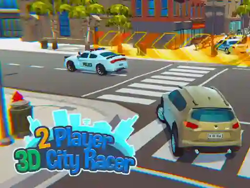 თამაში 2 Player 3D City Racer ონლაინ
