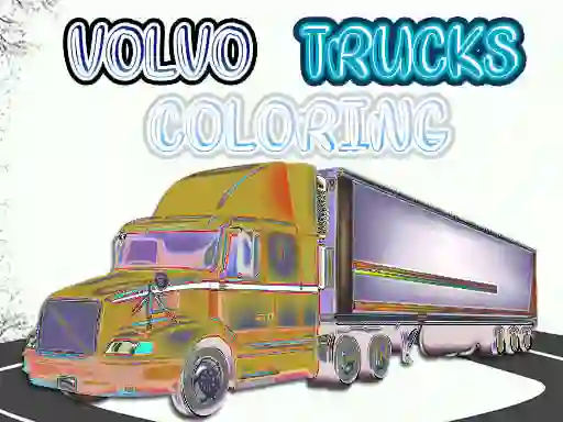 თამაში Volvo Trucks Coloring ონლაინ