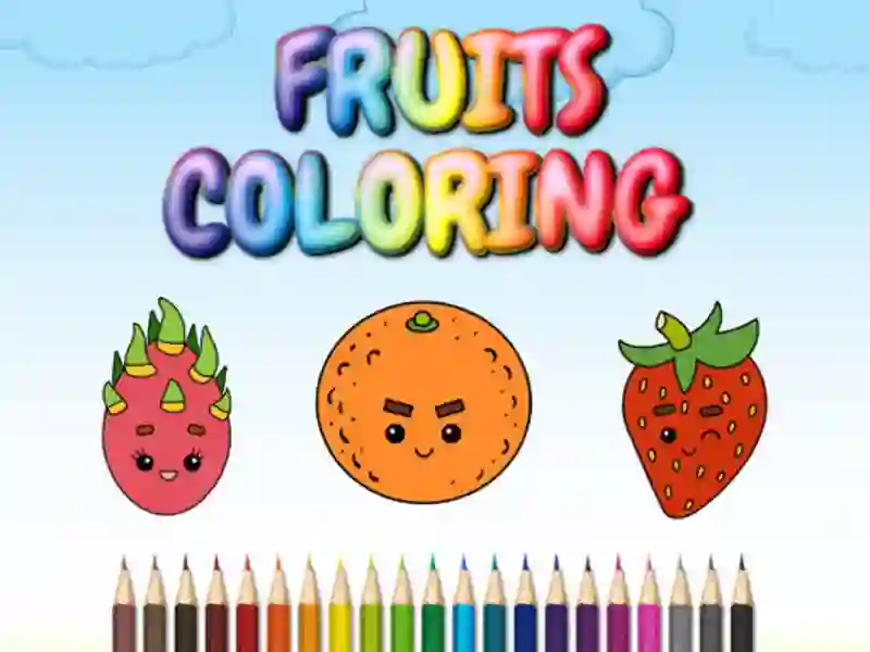თამაში FRUITS COLORING ონლაინ