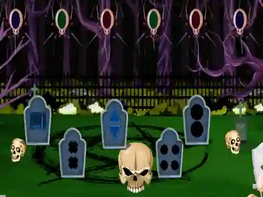 თამაში Dark Cemetery Escape ონლაინ