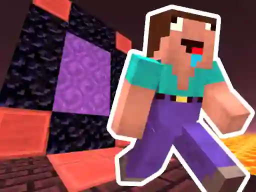 თამაში Noob Steve Nether ონლაინ