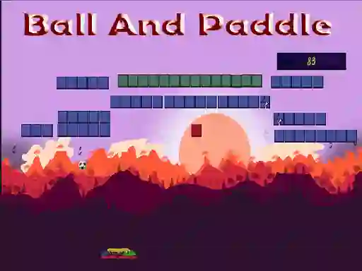 თამაში Ball And Paddle ონლაინ