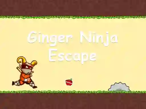 თამაში Ginger Ninja Escape ონლაინ