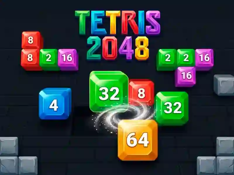 თამაში Tetris 2048 ონლაინ
