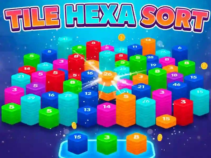 თამაში Tile Hexa Sort ონლაინ