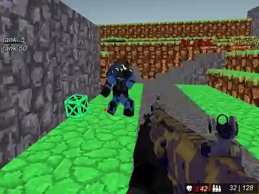 თამაში Blocky Wars Advanced Combat Swat Multiplayer ონლაინ