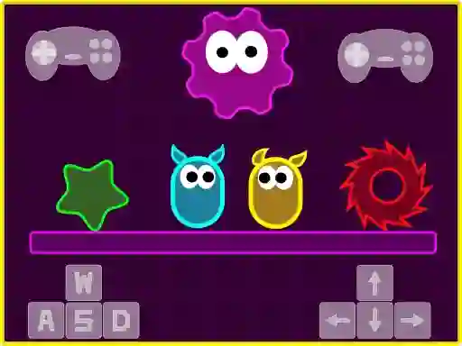 თამაში Neon Slimes ონლაინ