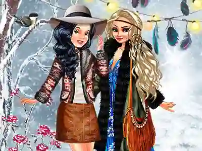 თამაში Boho Winter With Princess ონლაინ