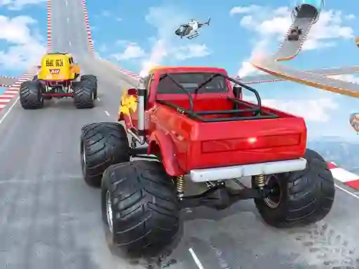 თამაში Mega Ramp Monster Truck Race ონლაინ
