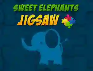 თამაში Sweet Elephants Jigsaw ონლაინ