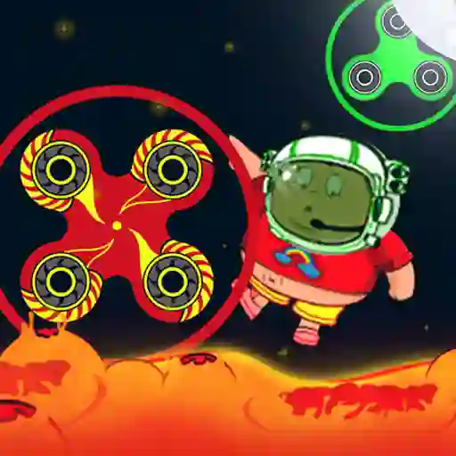 თამაში Spinner Astro the Floor is Lava ონლაინ