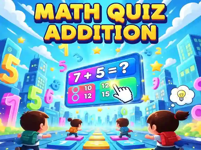 თამაში Math Quiz Addition ონლაინ