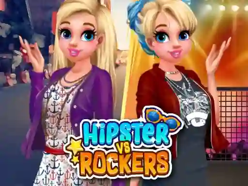 თამაში Hipsters vs Rockers ონლაინ