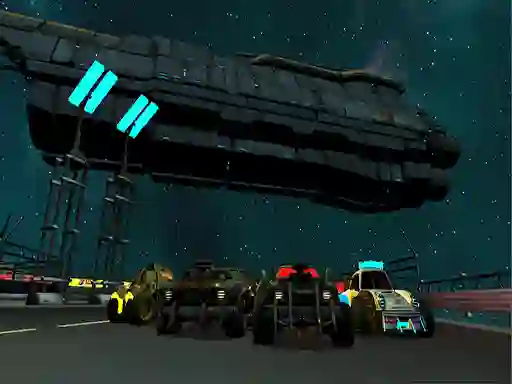 თამაში Moon Car Stunt ონლაინ