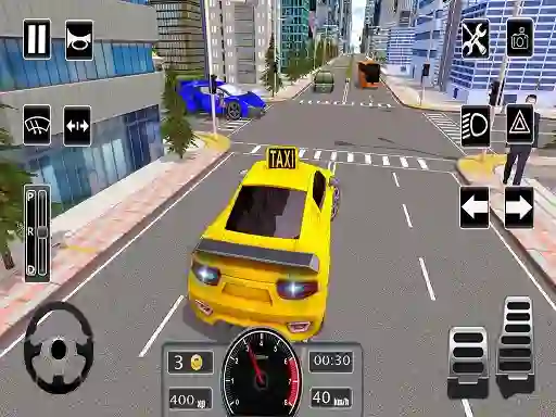 თამაში Modern City Taxi Car Simulator ონლაინ