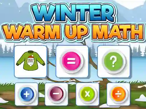 თამაში Winter Warm Up Math ონლაინ