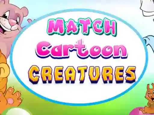 თამაში Match Cartoon Creatures ონლაინ