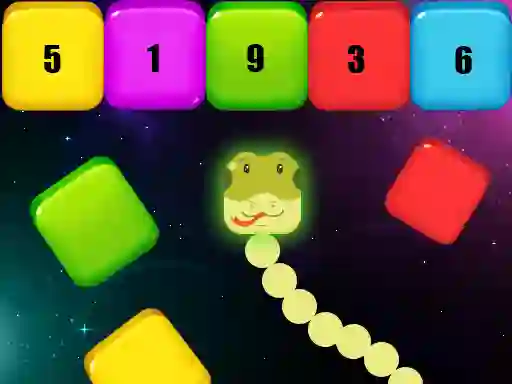 თამაში Snake Blocks and Numbers ონლაინ