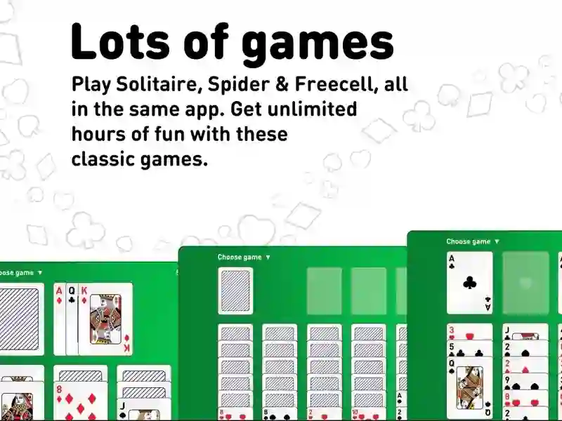 თამაში Solitaire collection: klondike, spider & freecell ონლაინ