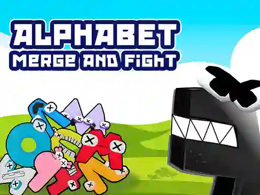თამაში Alphabet Merge And Fight ონლაინ