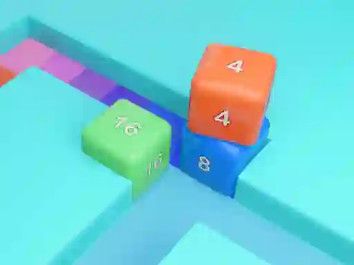 თამაში Maze Cube 2048 ონლაინ