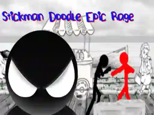 თამაში Stickman Doodle Epic Rage ონლაინ