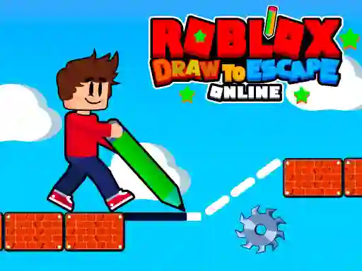 თამაში Roblox Draw to Escape Online ონლაინ