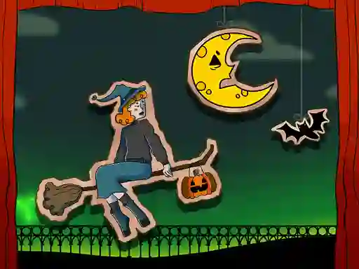 თამაში Halloween Witch Fly ონლაინ