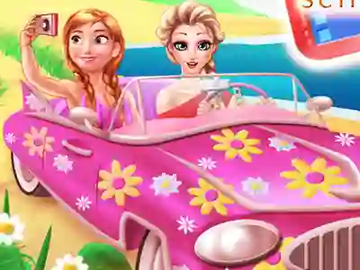 თამაში Princesses Road Trip Fun ონლაინ