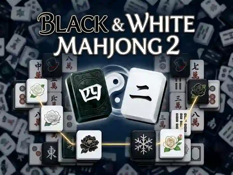 თამაში Black & White Mahjong 2 ონლაინ