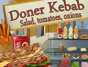 თამაში Doner Kebab Salad, Tomatoes, Onions ონლაინ