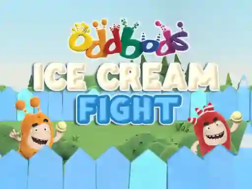 თამაში Oddbods Ice Cream Fight ონლაინ