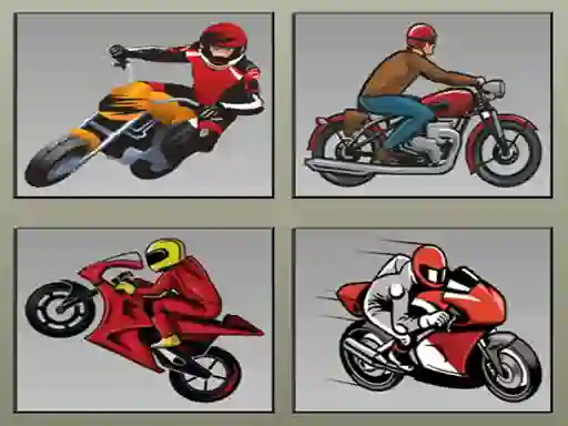 თამაში Racing Motorcycles Memory ონლაინ