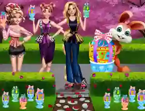 თამაში Girls Easter Chocolate Eggs ონლაინ