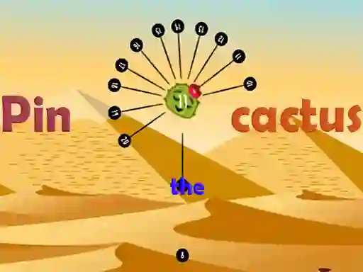 თამაში Pin the cactus ონლაინ