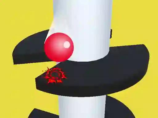 თამაში Helix Jump Ball ონლაინ