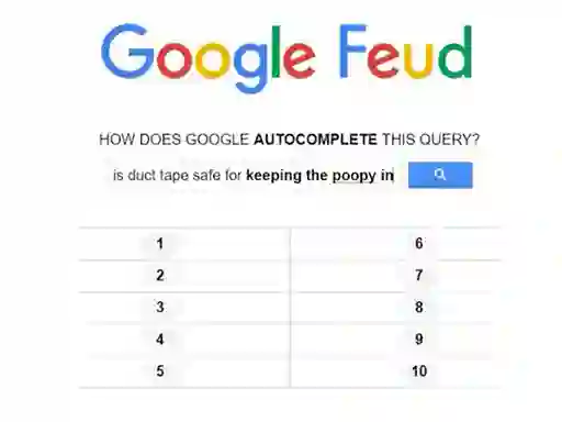 თამაში Google Feud ონლაინ