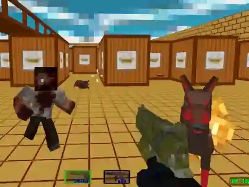 თამაში Pixel Swat Zombie Survival ონლაინ