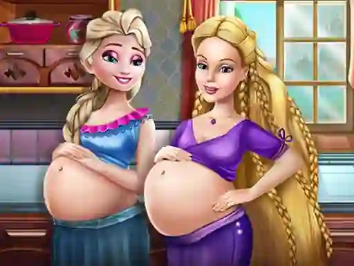 თამაში Happy Princesses Pregnant BFFS ონლაინ