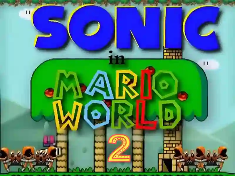 თამაში Sonic in Mario World 2 ონლაინ