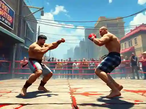 თამაში Real Street Fighter 3D ონლაინ