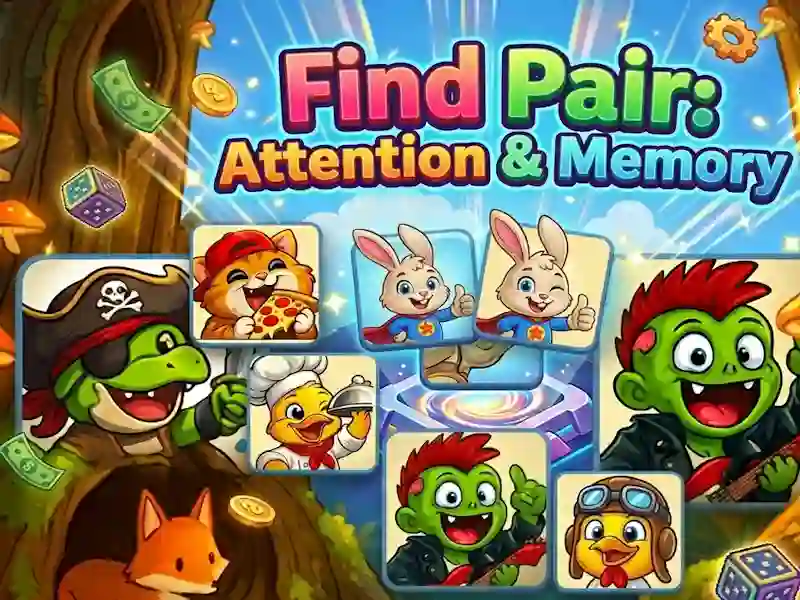 თამაში Find Pair: Attention & Memory ონლაინ