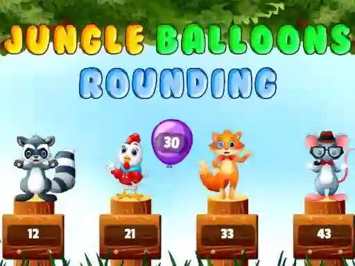 თამაში Jungle balloons rounding ონლაინ
