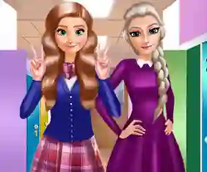 თამაში Sisters Back to School ონლაინ