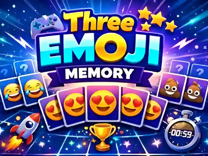 თამაში Three Emoji Memory ონლაინ