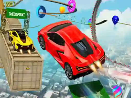 თამაში Crazy Car Stunt Descent GT ონლაინ