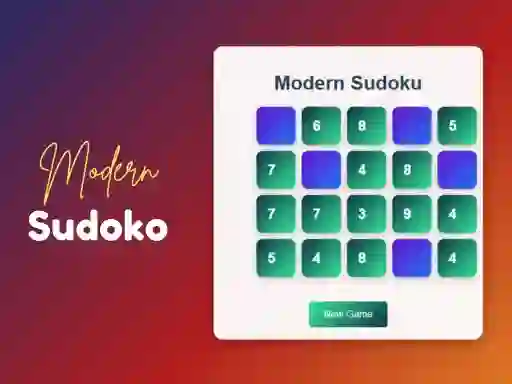 თამაში Modern Sudoku ონლაინ