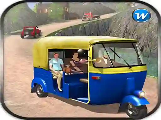 თამაში Public Tricycle Rickshaw driving ონლაინ