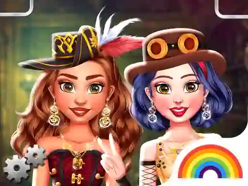 თამაში Princess Girls Steampunk Rivalry ონლაინ