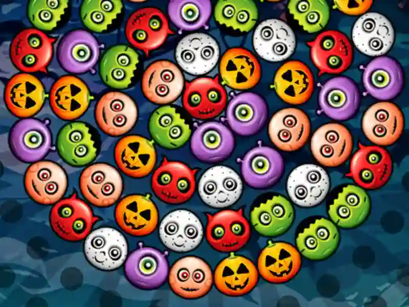 თამაში Bubble Wheel Halloween ონლაინ